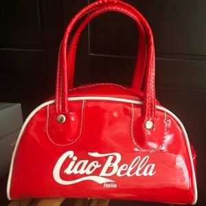 NEW! From Italy! Ciao-Bella vinyl purse.